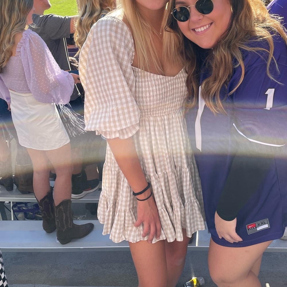 Cream Ruffle MABLE Dress - Picture 3 of 3